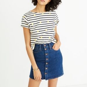 Madewell Denim Mini Skirt